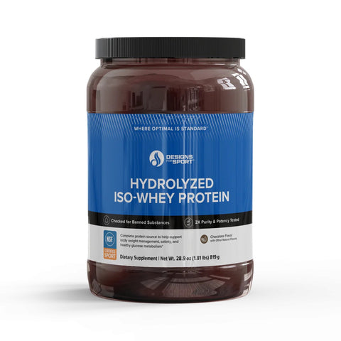 Hydrolyzed ISO-Whey Protein powder - 798g - Designs For Sport