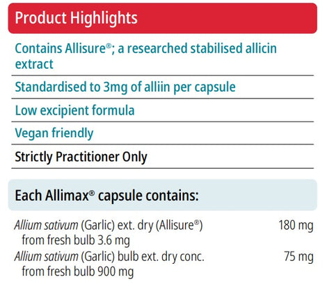 Allimax - 60 Capsules | BioMedica