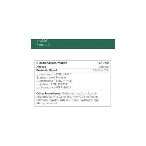 Bio.Me Femme V - 60 Capsules - Invivo Healthcare