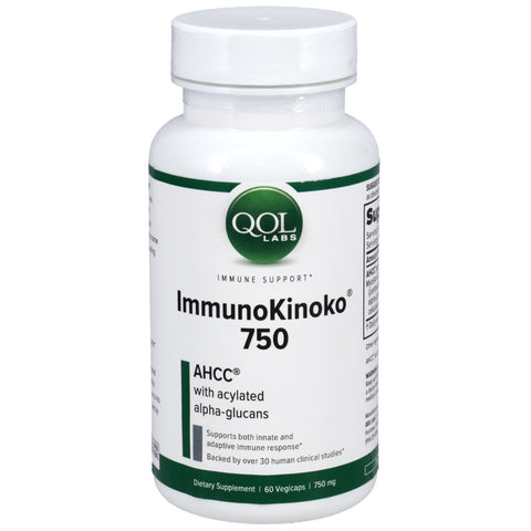 Immuno kinoko AHCC 750mg 60 vcaps – Quality Of Life Labs
