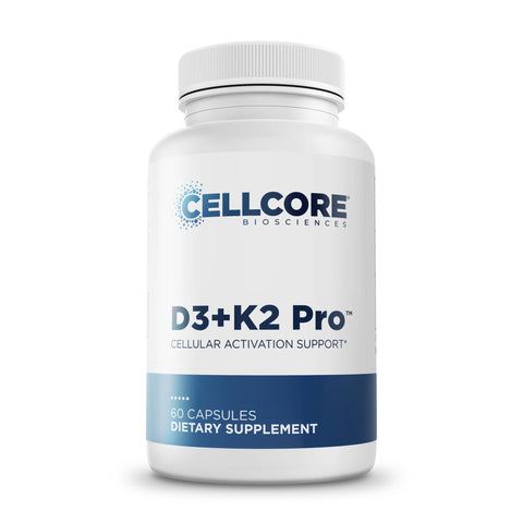D3 + K2 Pro - 60 Capsules - CellCore Biosciences