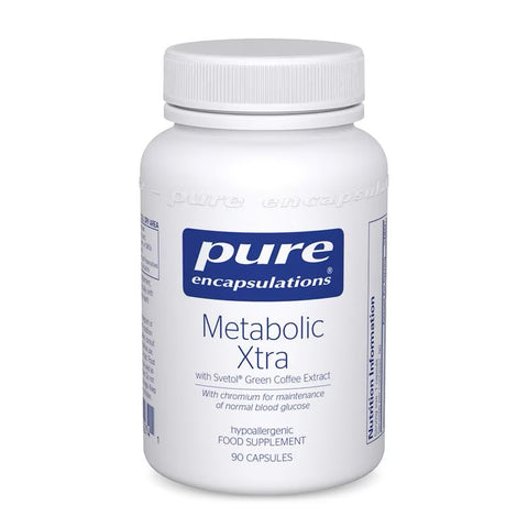 Metabolic Xtra with Svetol Green Coffee Extract, 90 capsules Pure Encapsulations