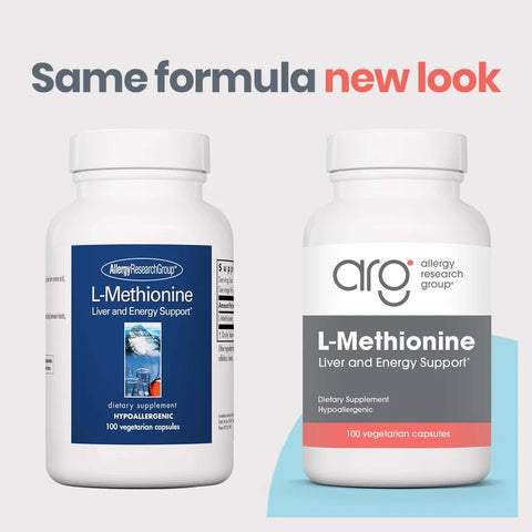 L-Methionine 500mg (100 Capsules) – Allergy Research Group