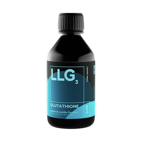 LLG3 Liposomal Glutathione (Peach & Vanilla Flavour) 240ml – Lipolife