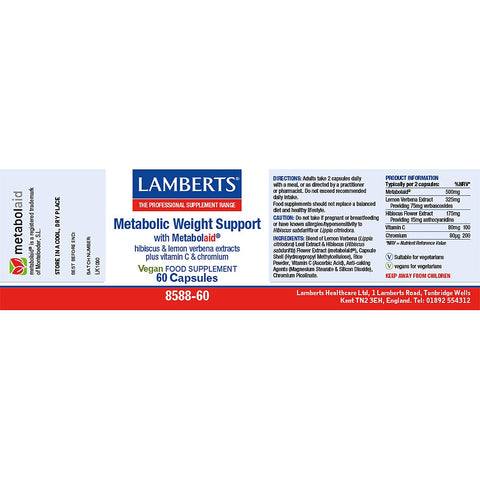 Metabolic Weight Support - 60 Capsules - Lamberts