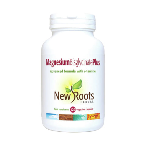 Magnesium Bisglycinate Plus - 120 Capsules - New Roots Herbal