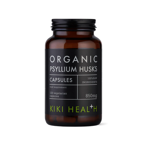 Organic Psyllium Husks - 120 Capsules | KIKI Health
