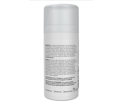 Progesterone- Balancing Skin Cream (85 g) – Now Foods