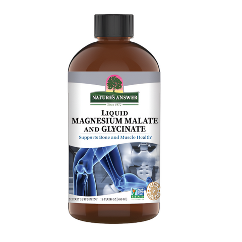 Liquid Magnesium Malate and Glycinate, 480ml – Nature’s Answer