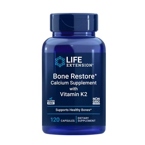 Bone Restore Elite with Super Potent K2 – 120 Capsules – Life Extension