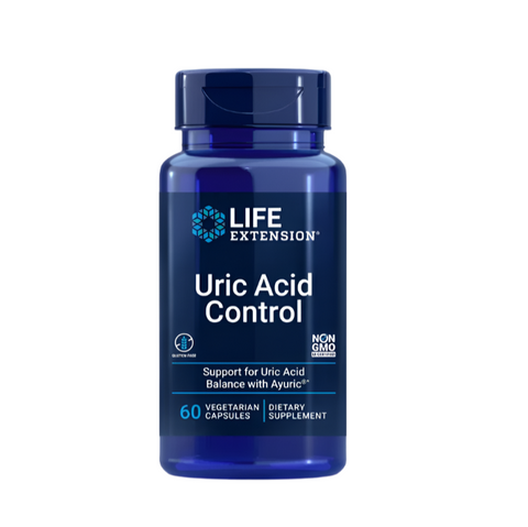 Uric Acid Control - 60 Capsules | Life Extension