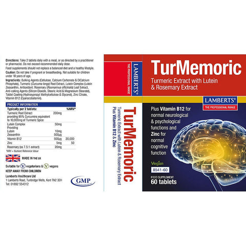 TurMemoric - 60 tablets - Lamberts