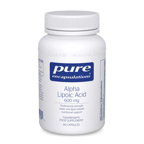 Alpha Lipoic Acid 600 mg - 60 Capsules - Pure Encapsulations