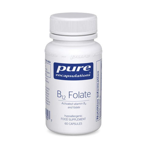 B12 Folate - 60 Capsules - Pure Encapsultations