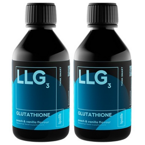 LLG3 Liposomal Glutathione (Peach & Vanilla Flavour) 240ml – Lipolife