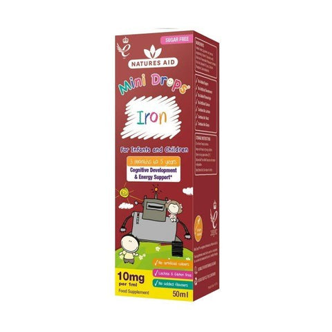 Mini Drops Iron – 50ml – Natures Aid