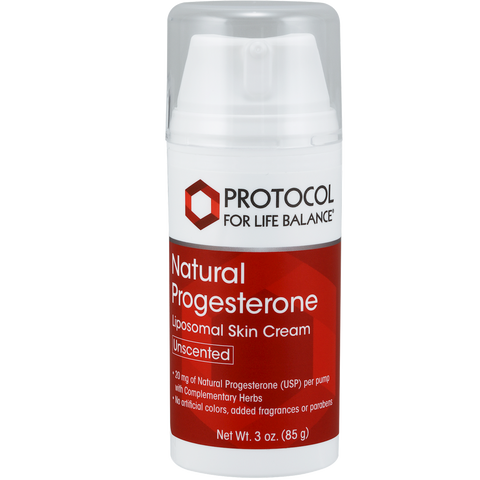 Natural Progesterone Cream - 3oz (85g) – Protocol For Life Balance