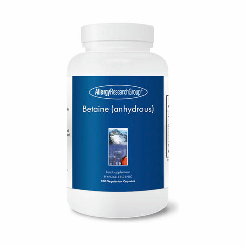 Betaine (anhydrous) 750mg - 100 Capsules - Allergy Research Group