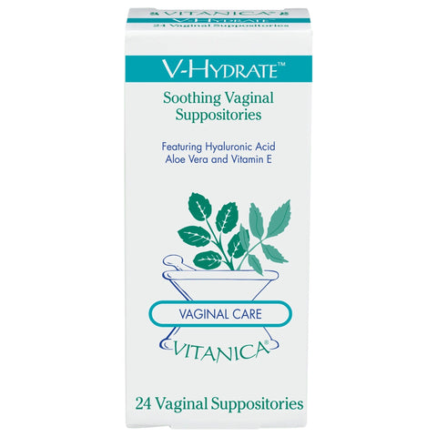 V-Hydrate - 24 Vaginal Suppositories - Vitanica