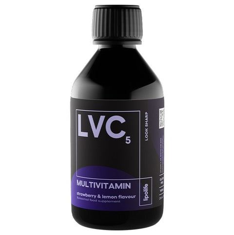 LVC5 – Liposomal Multivitamin (Methylated) - 250 ml – Lipolife (Strawberry & Lemon Flavour)