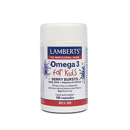 Omega 3 for Kids - 100 Capsules - Lamberts