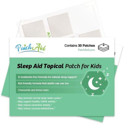 Sleep Aid Topical Patch for Kids – 30 Daily Patches - Patch Aid