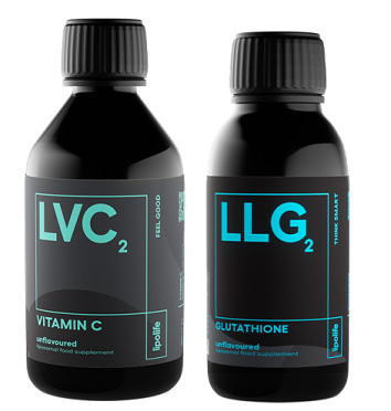 Liposomal Vitamin C LVC2 and/or Glutathione LLG2 - Lipolife