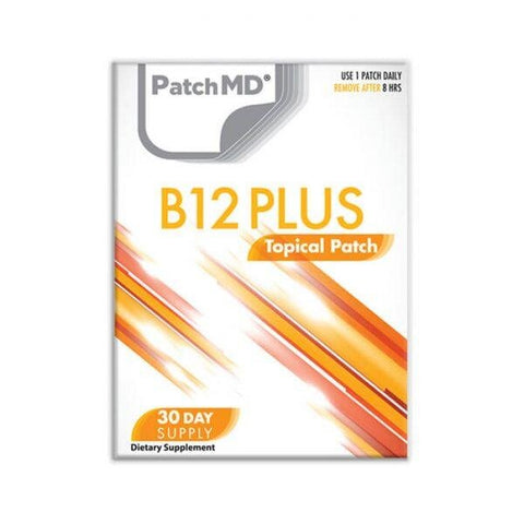 B12 Plus (Topical Patch 30 Day Supply) - 30 Patches - PatchMD