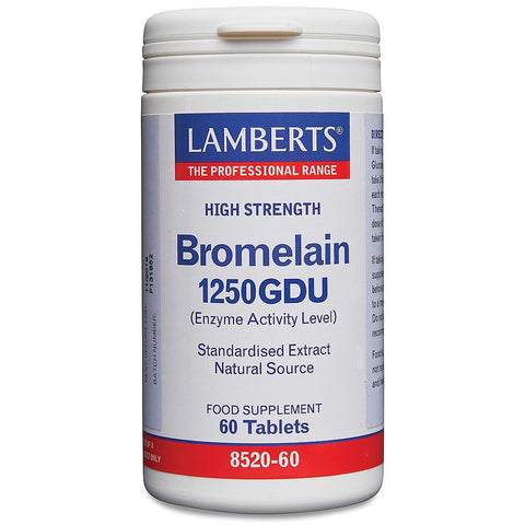 Bromelain 1250 GDU - 60 Tabs - Lamberts