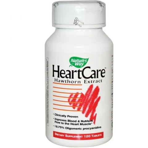 HeartCare, Hawthorn Extract – 120 Tablets – Nature’s Way