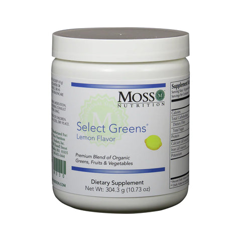 Select Greens (Lemon Flavour) 304.3g Powder | Moss Nutrition
