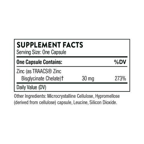 Zinc Bisglycinate - 60 caps – Thorne Research