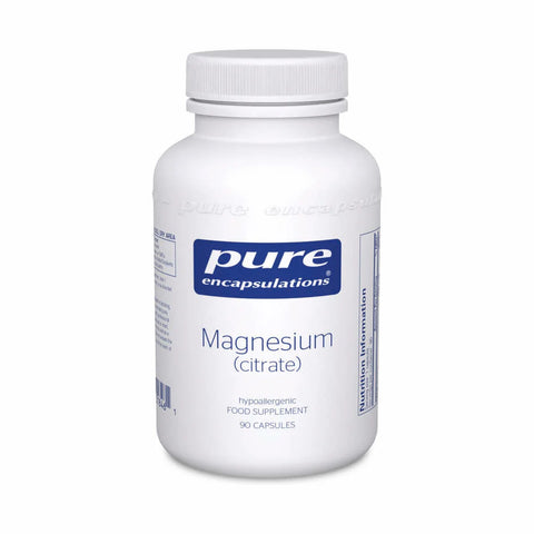 Magnesium Citrate - Powder or Capsules - Pure Encapsulations