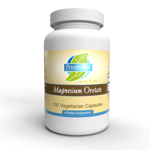 Magnesium Orotate – 100 Capsules – Priority One Vitamins