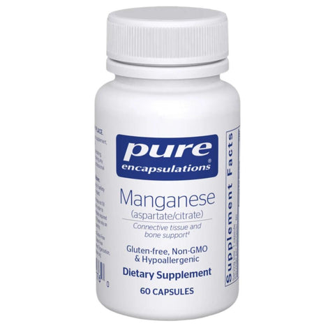 Manganese (aspartate/citrate) - 60 caps - Pure Encapsulations