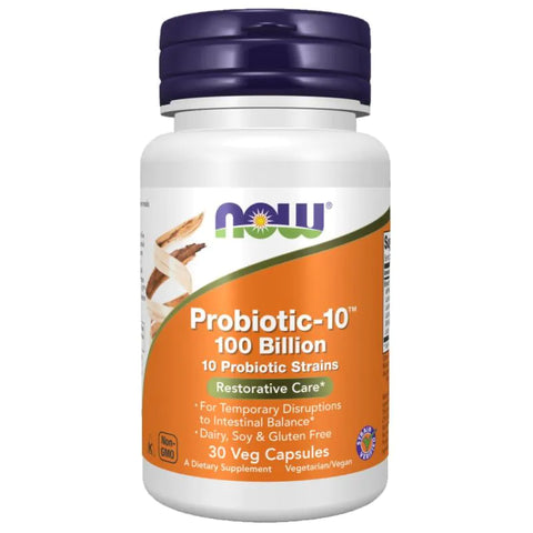Probiotic-10 100 Billion - 60 Veg Caps – Now Foods