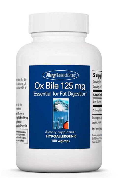 Ox Bile – Nutricology / Allergy Research Group