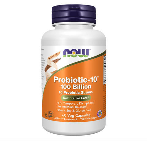 Probiotic-10 100 Billion - 60 Veg Caps – Now Foods