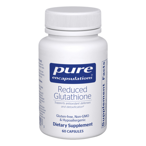 Reduced Glutathione, 100 mg 60 veg caps – Pure Encapsulations