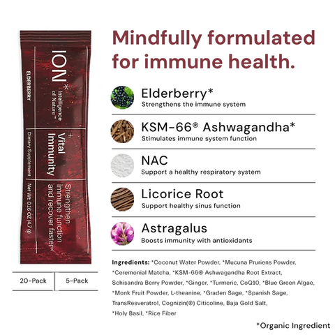 ION* Vital Immunity - 20 packets | Intelligence of Nature